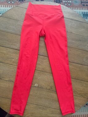 Tiger, Friday adult, small, dancewear, cherry red leggings